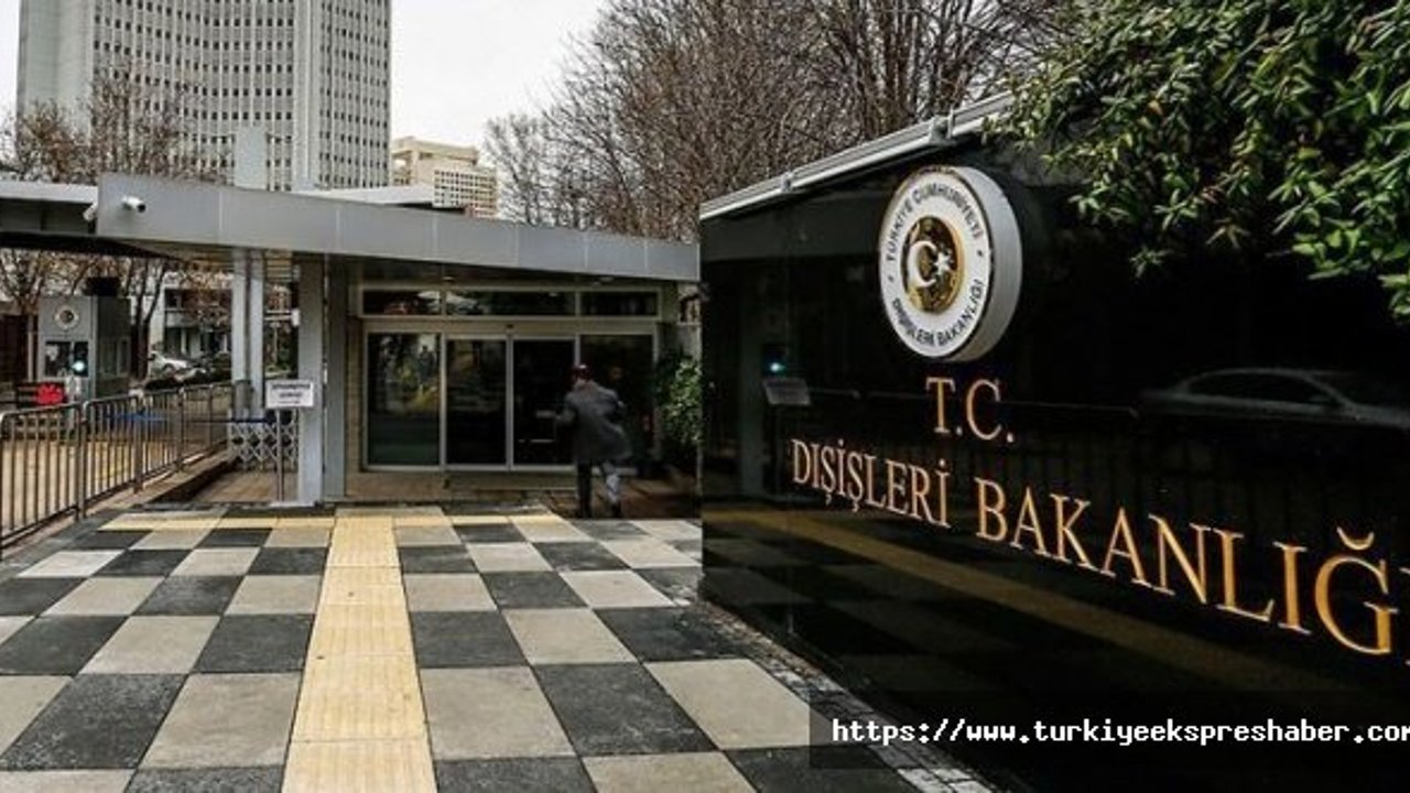Dışişleri Bakanlığı'ndan sert ABD açıklaması