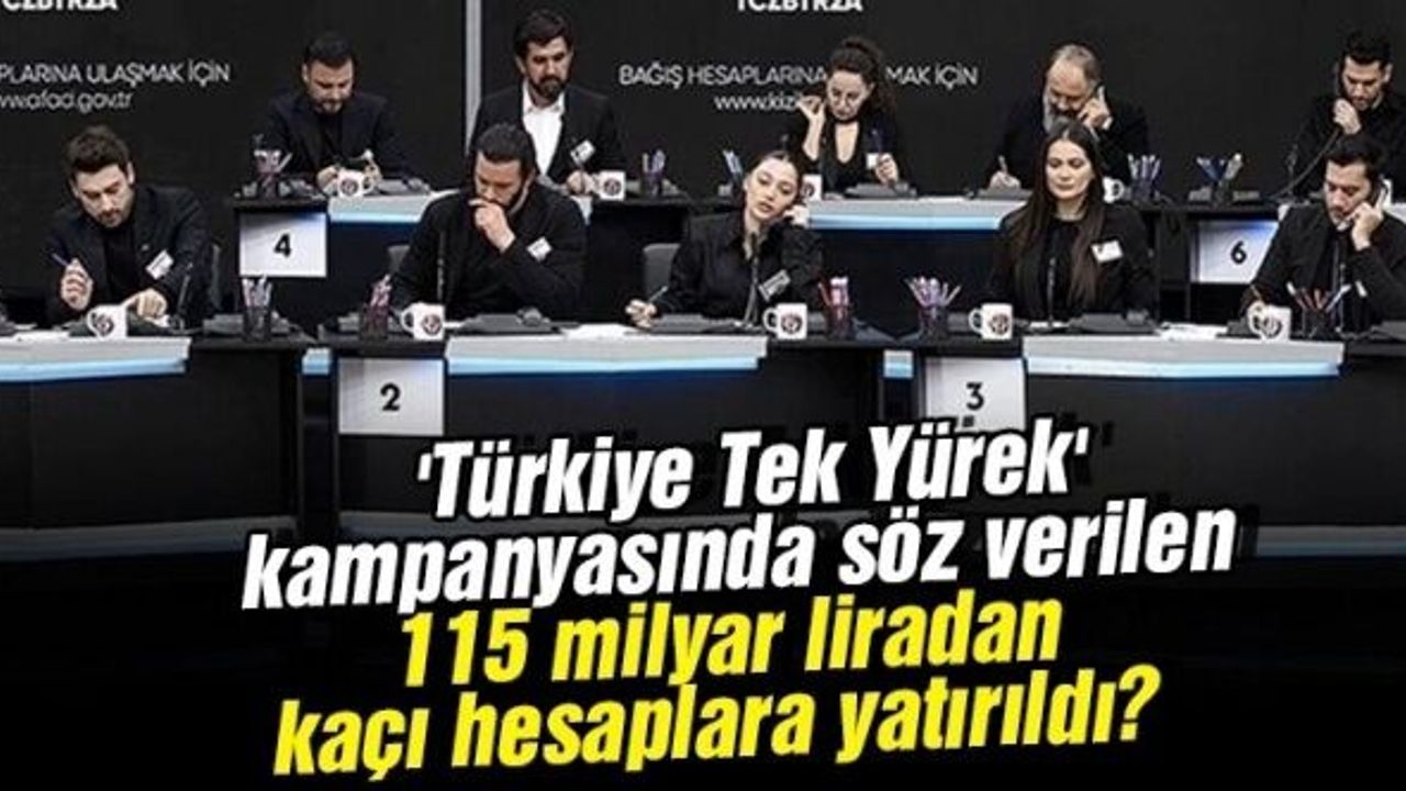 Cumhurbaşkanı Yardımcısı Fuat Oktay, 'Türkiye Tek Yürek' kampanyasındaki son durumu paylaştı
