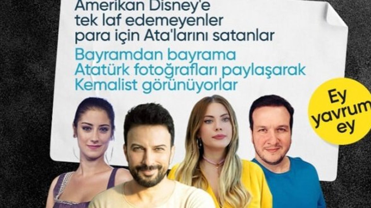Disney'in Atatürk dizisi iptaline sessiz kalan ünlülerin Zafer Bayramı paylaşımları