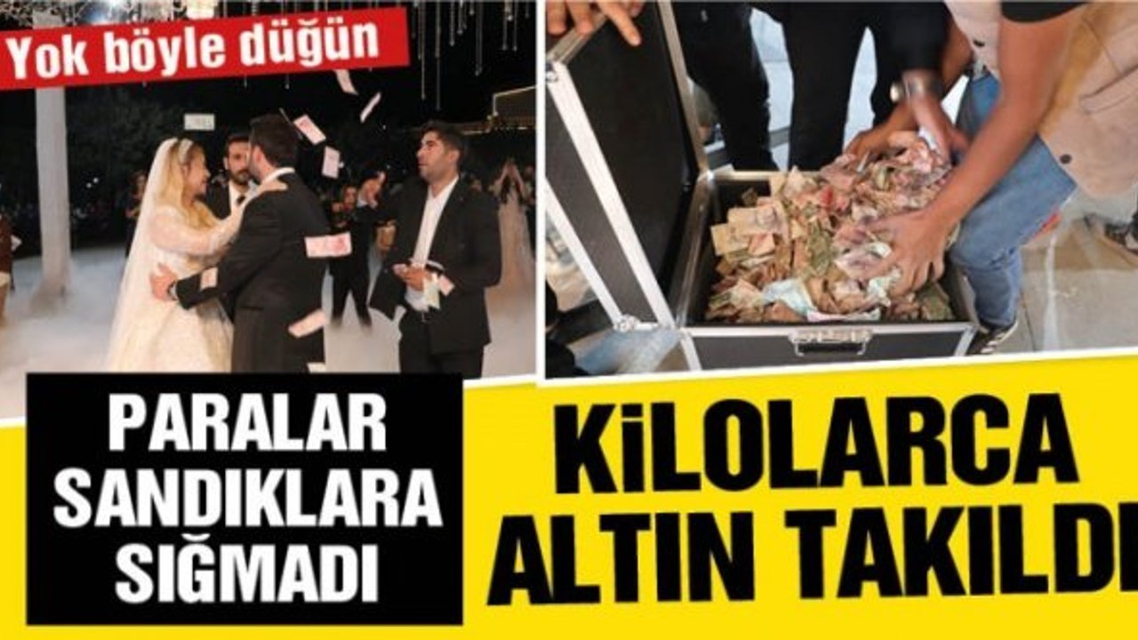 Aşiret düğününde takı yarışı! Şanlıurfa'da geline 4 kilo altın takıldı