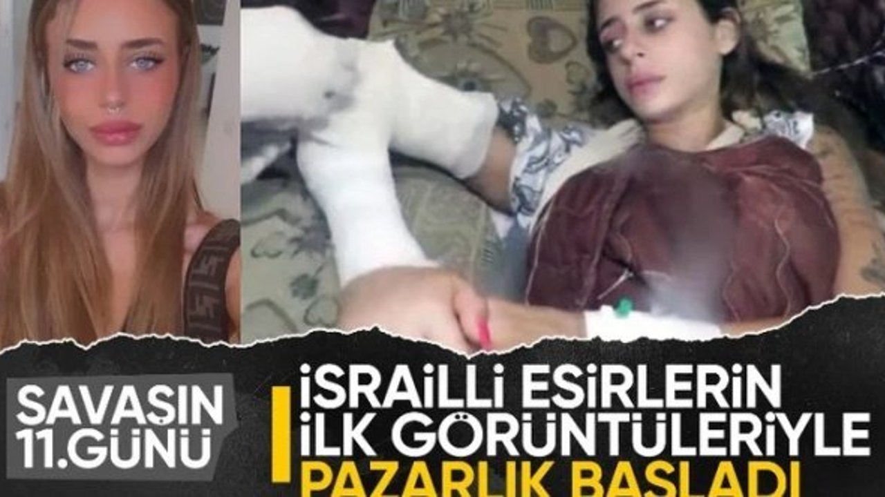 Filistin'de esir İsrailli Mia Shem'in görüntüsü yayınlandı