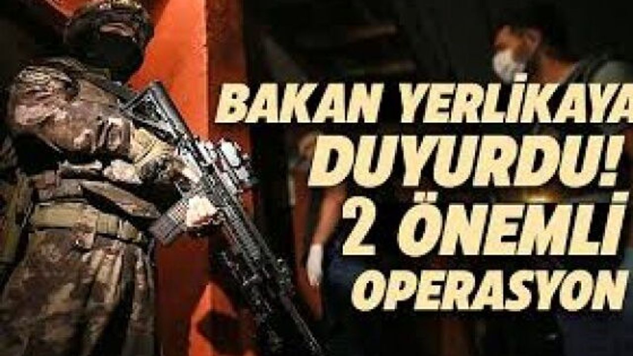 Bakan Yerlikaya duyurdu! Balıkesir ve Tekirdağ'da iki suç örgütü çökertildi