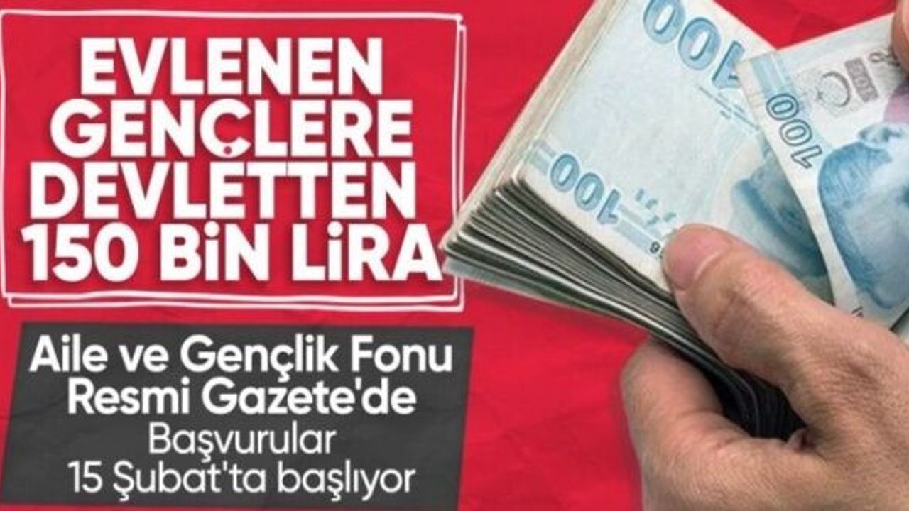Evlenen gençlere kredi müjdesi! Aile ve Gençlik Fonu Yönetmeliği yürürlüğe girdi