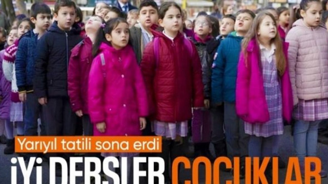 Okullarda 2. dönem başlıyor: Ders zili bugün çalacak