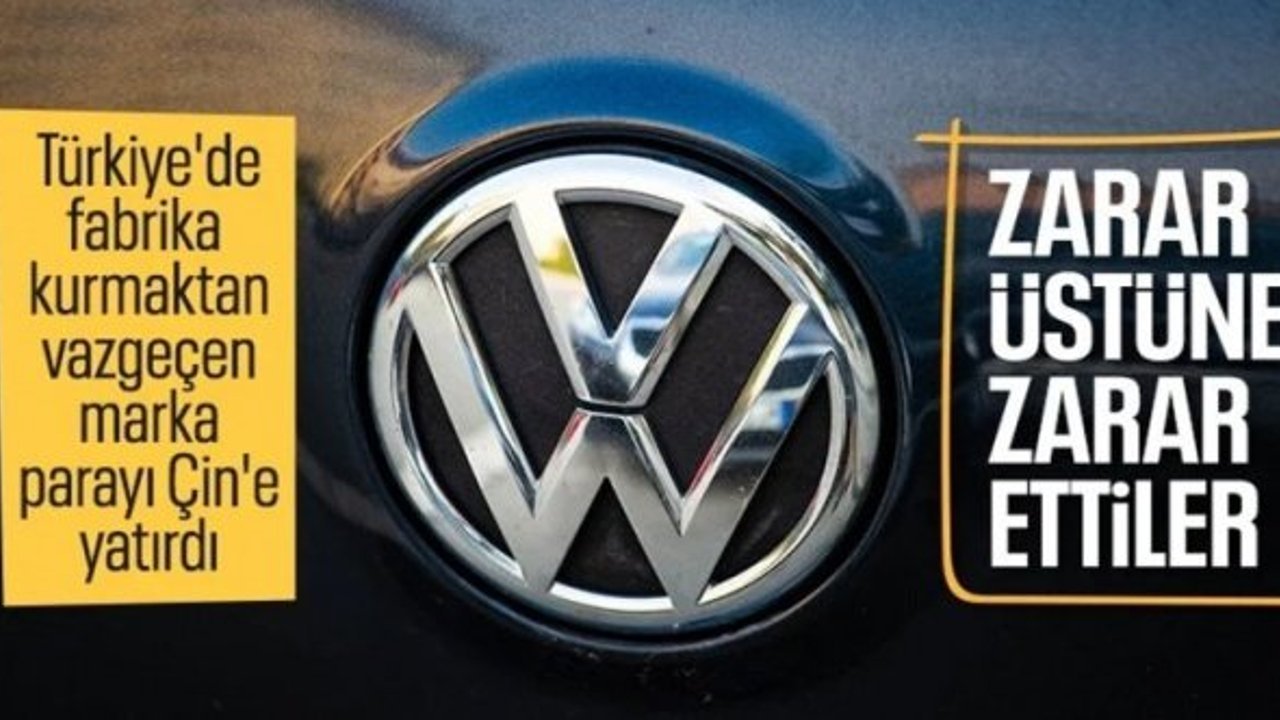 Volkswagen Çin'de kan kaybetmeye devam ediyor