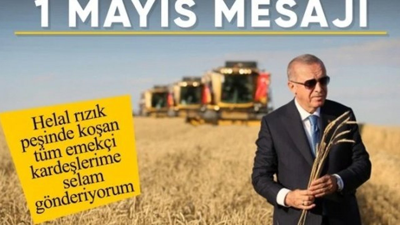 Cumhurbaşkanı Erdoğan'dan 1 Mayıs mesajı: Selamlarımı gönderiyorum