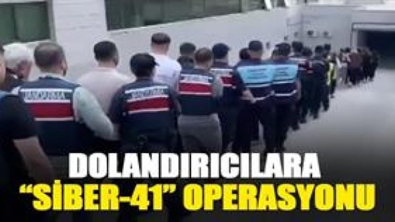 Diyarbakır ve 12 ilde "Sibergöz-41" operasyonu