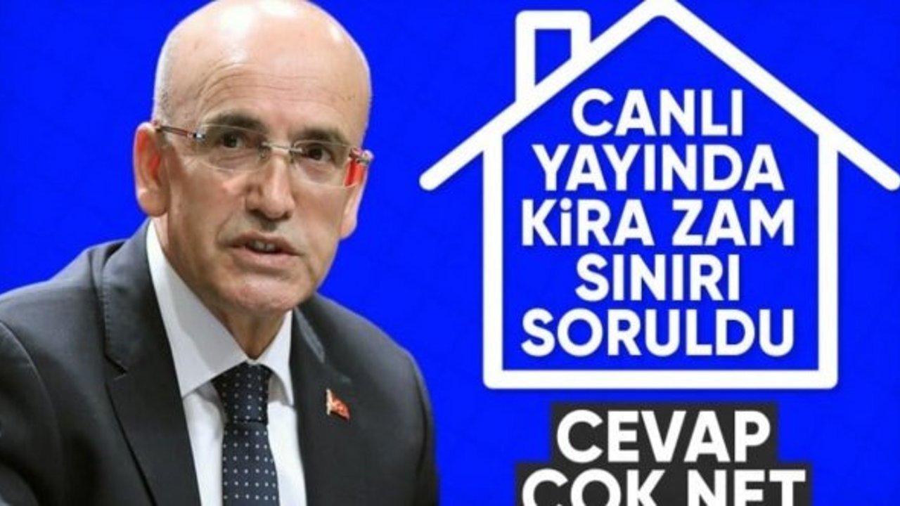 Mehmet Şimşek, kiralarda yüzde 25'lik zam sınırıyla ilgili konuştu