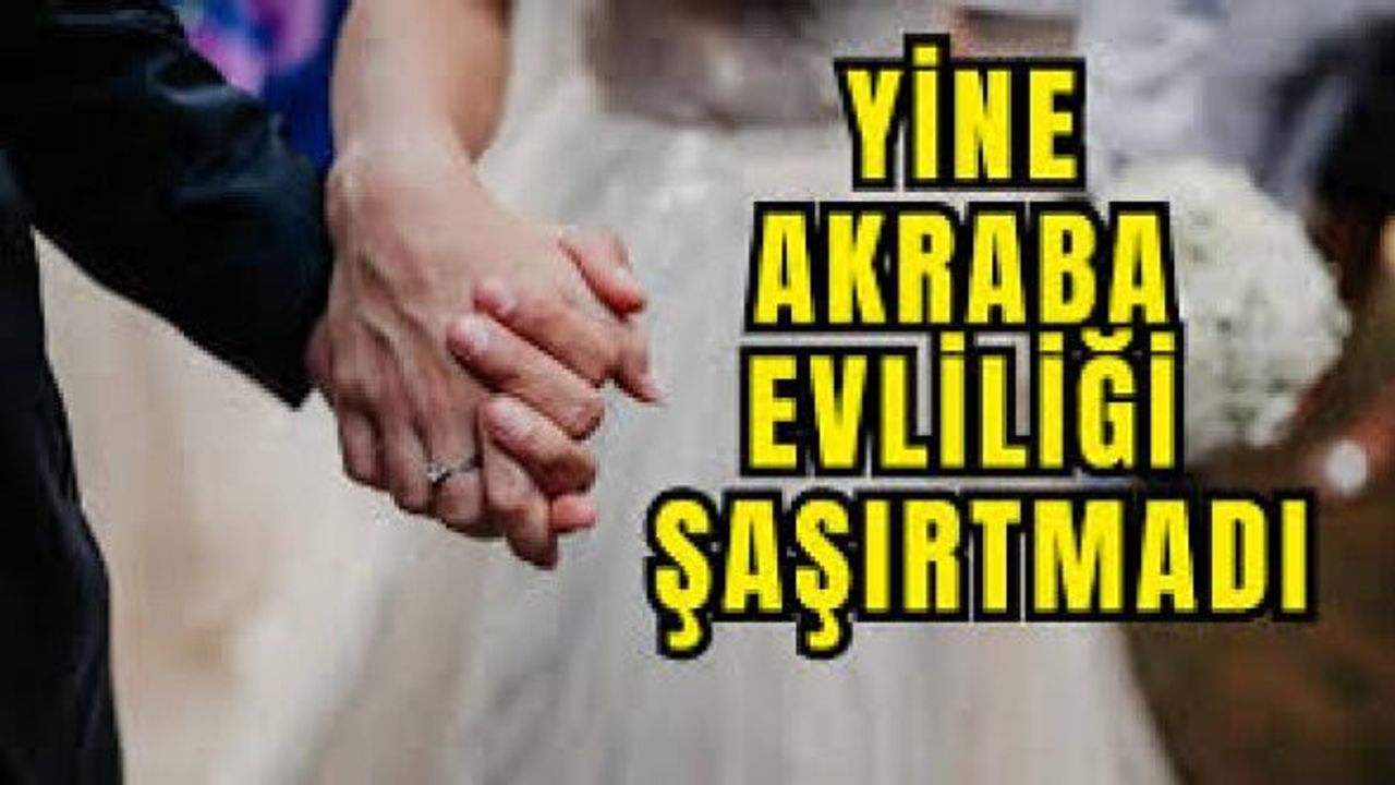İllerin Akraba Evliliği Oranları Açıklandı, Diyarbakır'da Akraba Evliliği Yapan Kaç Kişi Var?