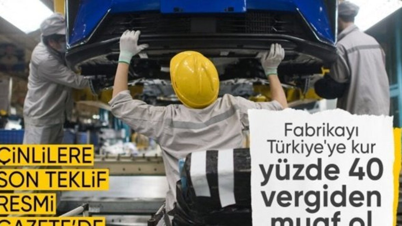 Çin menşeli oto ithalatında vergi düzenlemesi: Yatırım yapan muaf olacak