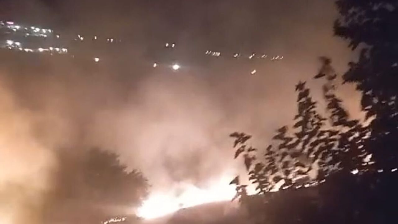 Diyarbakır Fiskaya'da korkutan yangın