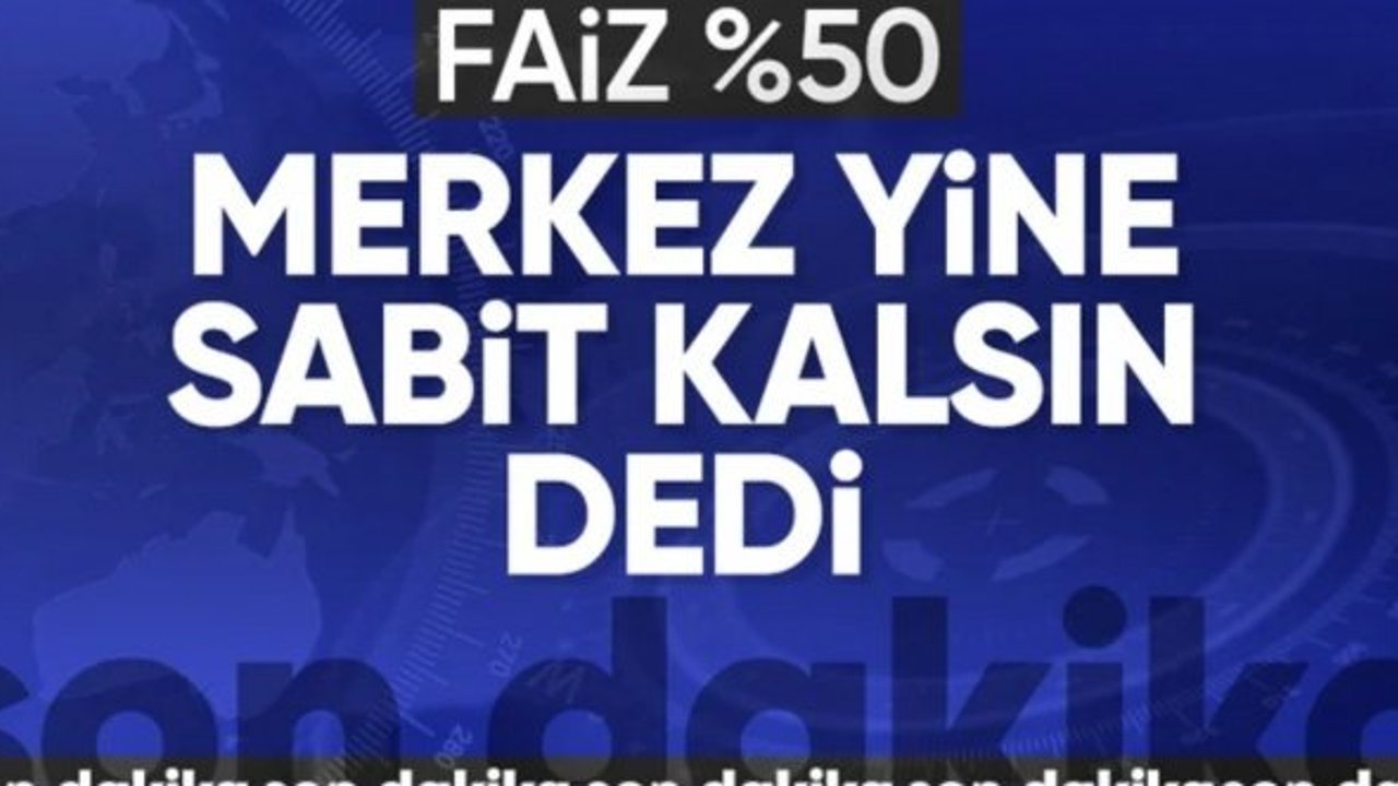 TCMB, Temmuz 2024 politika faizini açıkladı: Faiz yüzde 50’de sabit kaldı