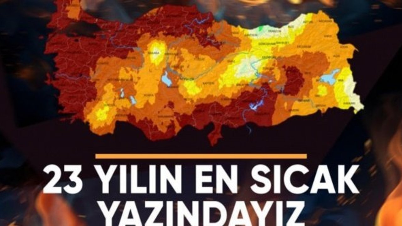 Türkiye'de haziran yağışları son 23 yılın en düşük seviyesini gördü