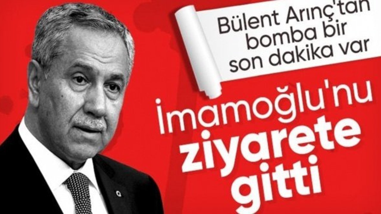 Bülent Arınç, İBB Başkanı Ekrem İmamoğlu'nu ziyaret etti
