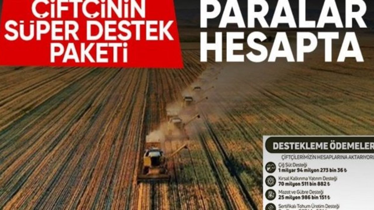 İbrahim Yumaklı duyurdu: Tarımsal destekleme ödemeleri hesaplara aktarılacak