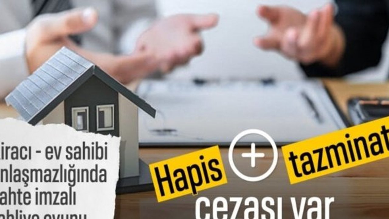 Kiracılara sahte imza ile tahliye tuzağı