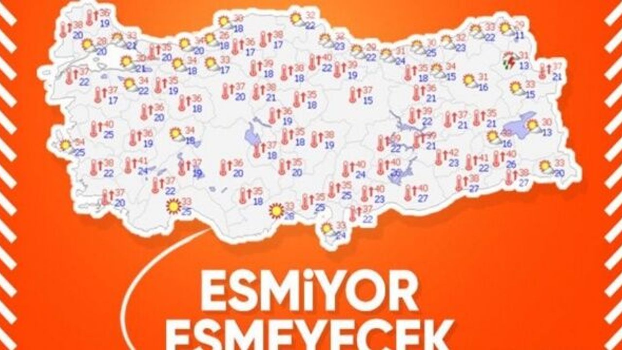 Meteoroloji pazartesiyi işaret etti: Hava sıcaklıkları yine artacak