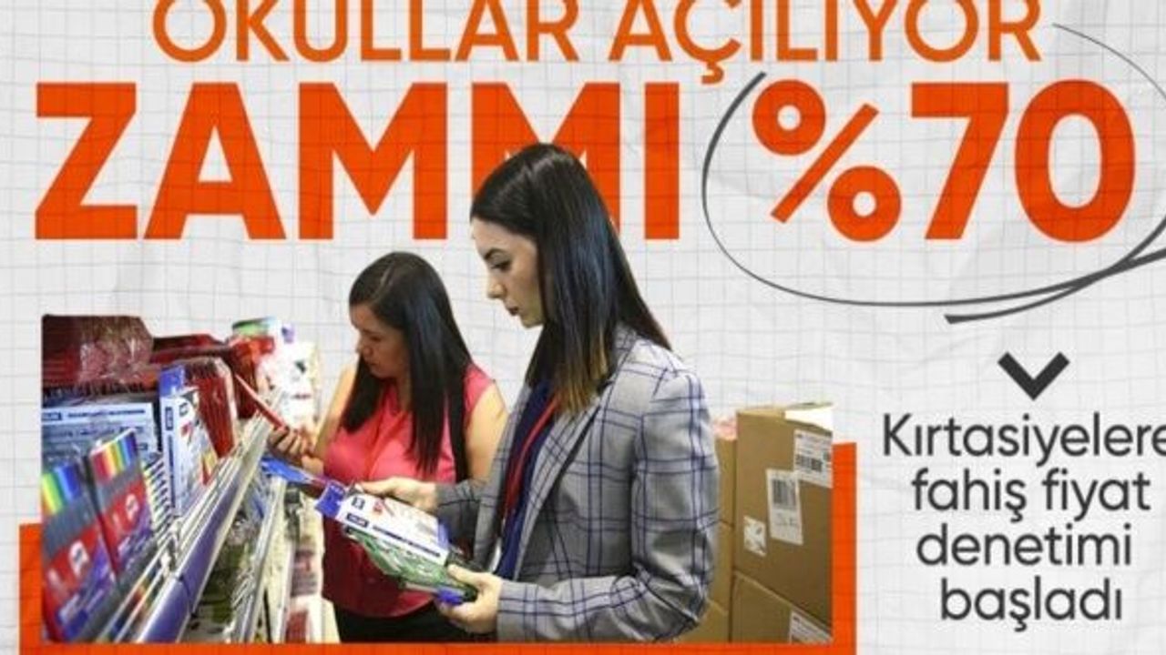Okulların açılmasına günler kala Ticaret Bakanlığı'ndan kırtasiye denetimi