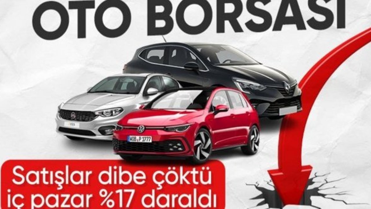 Otomotiv satışlarında düşüş sürüyor: Temmuz ayında pazar yüzde 17,5 daraldı