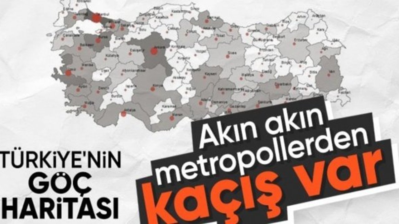 TÜİK'in iller arası göç verileri