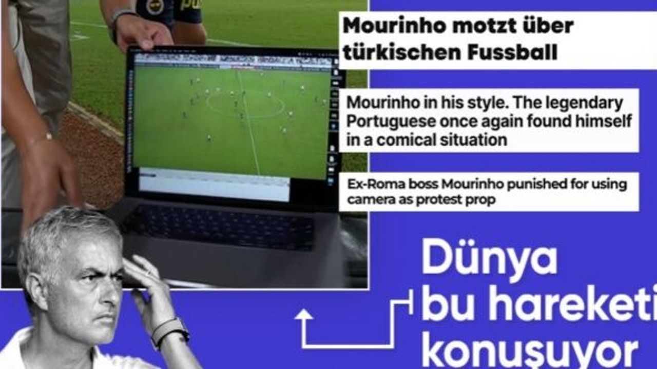 Dünya, Jose Mourinho'yu konuşuyor! Yaptığı hareket olay oldu