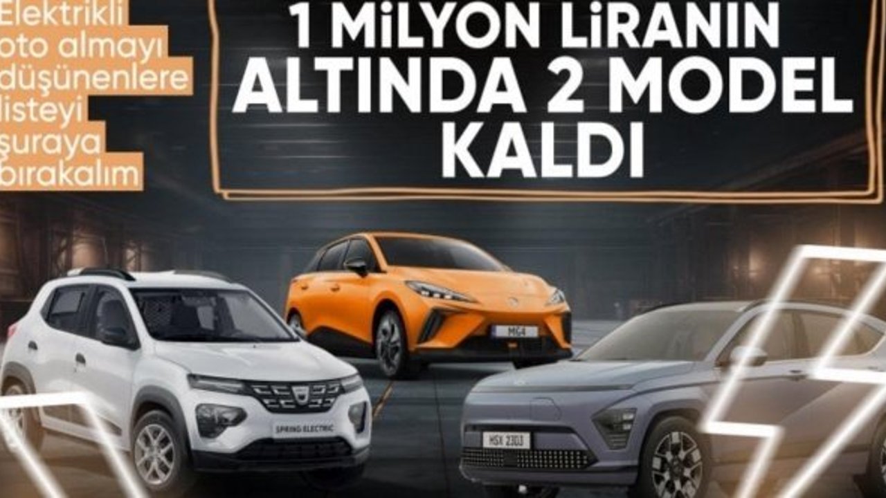 Türkiye'de satılan en ucuz elektrikli otomobiller: Eylül ayı güncel fiyat listesi