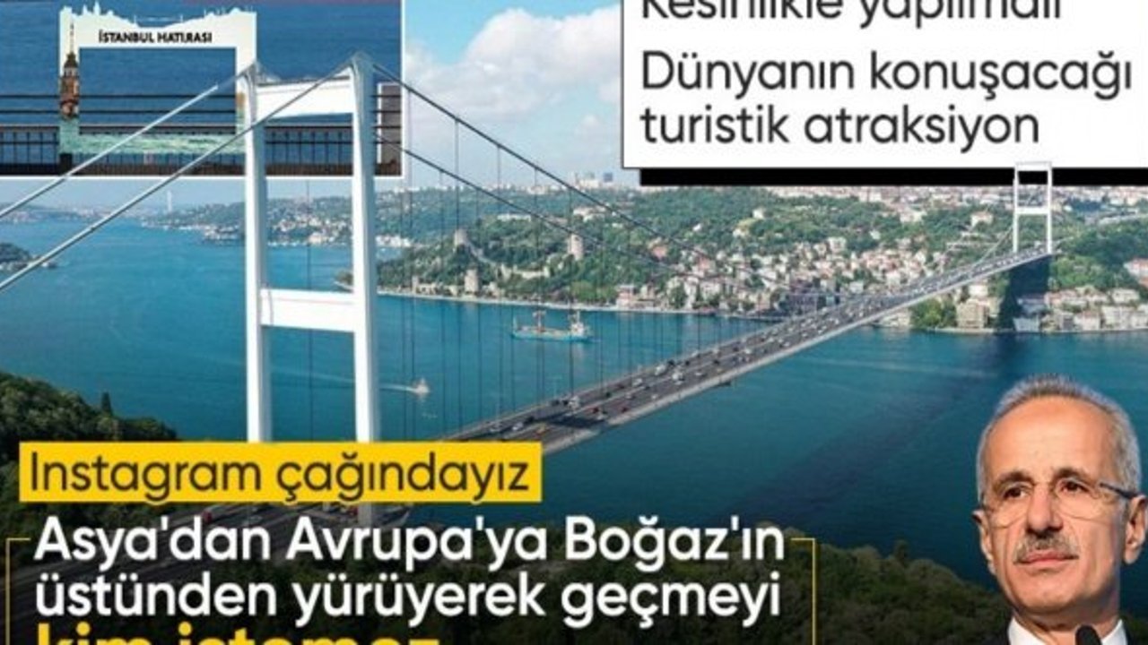 Boğaz Köprüsü'nün yaya trafiğine açılması gündemde