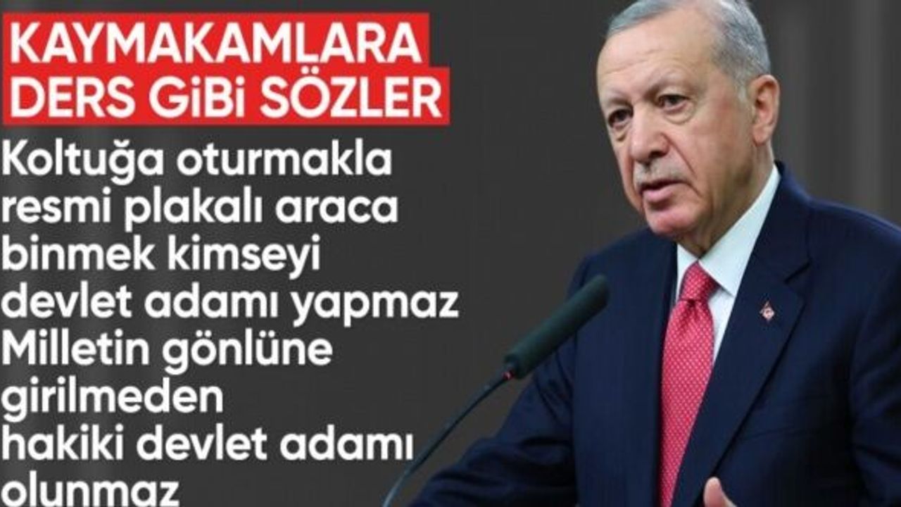 Cumhurbaşkanı Erdoğan: Milletin gönlüne girmeden devlet adamı olunmaz