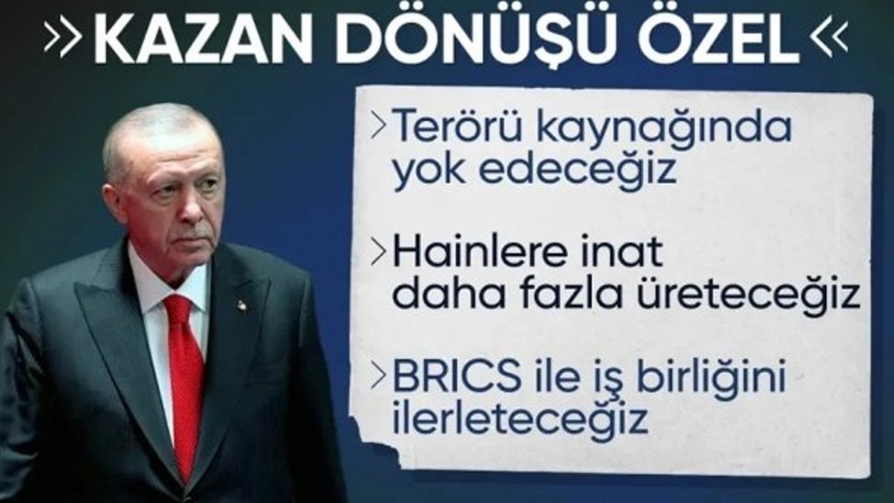 Cumhurbaşkanı Erdoğan: Terörle mücadelemiz sürecek
