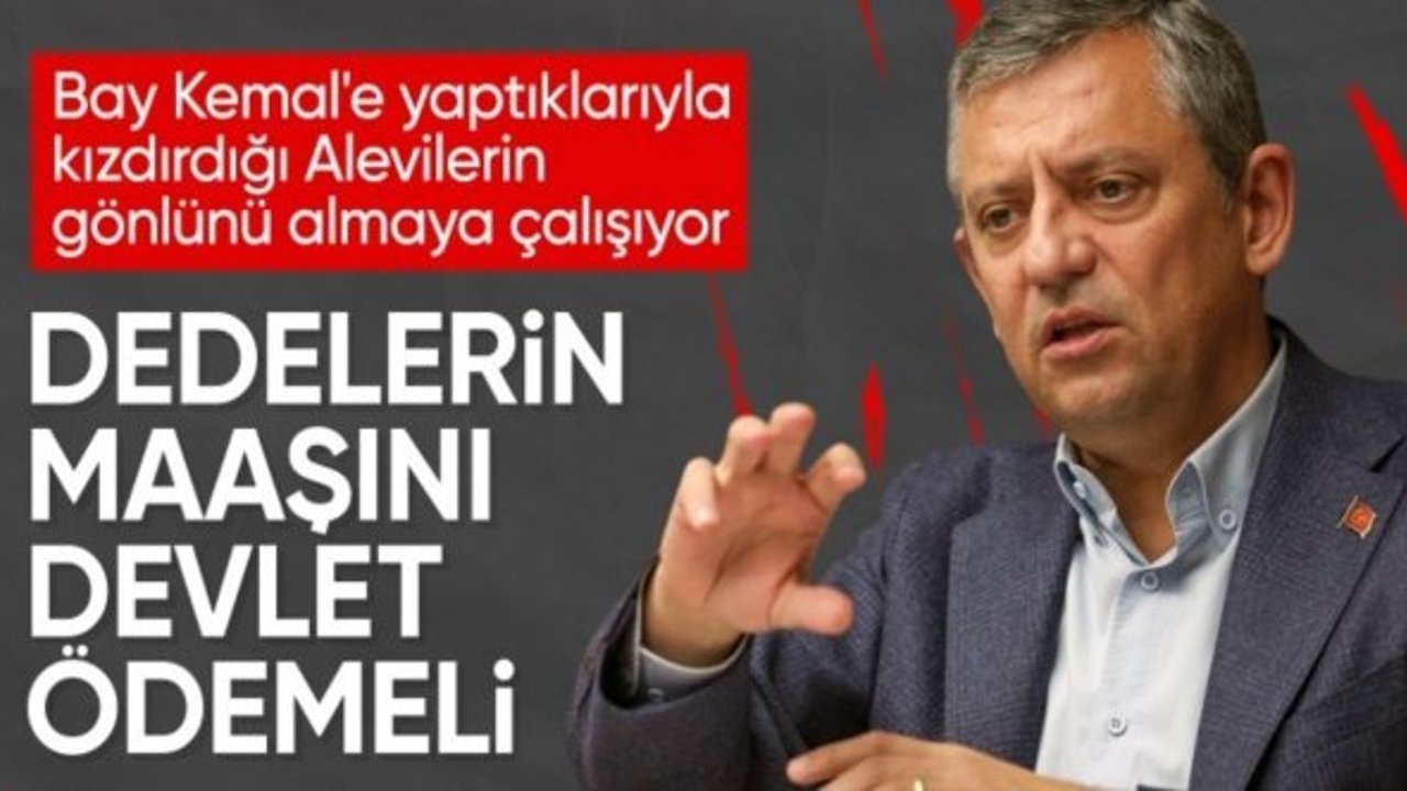 Özgür Özel: İmamın maaşı ödeniyor dedeninki ödenmiyor