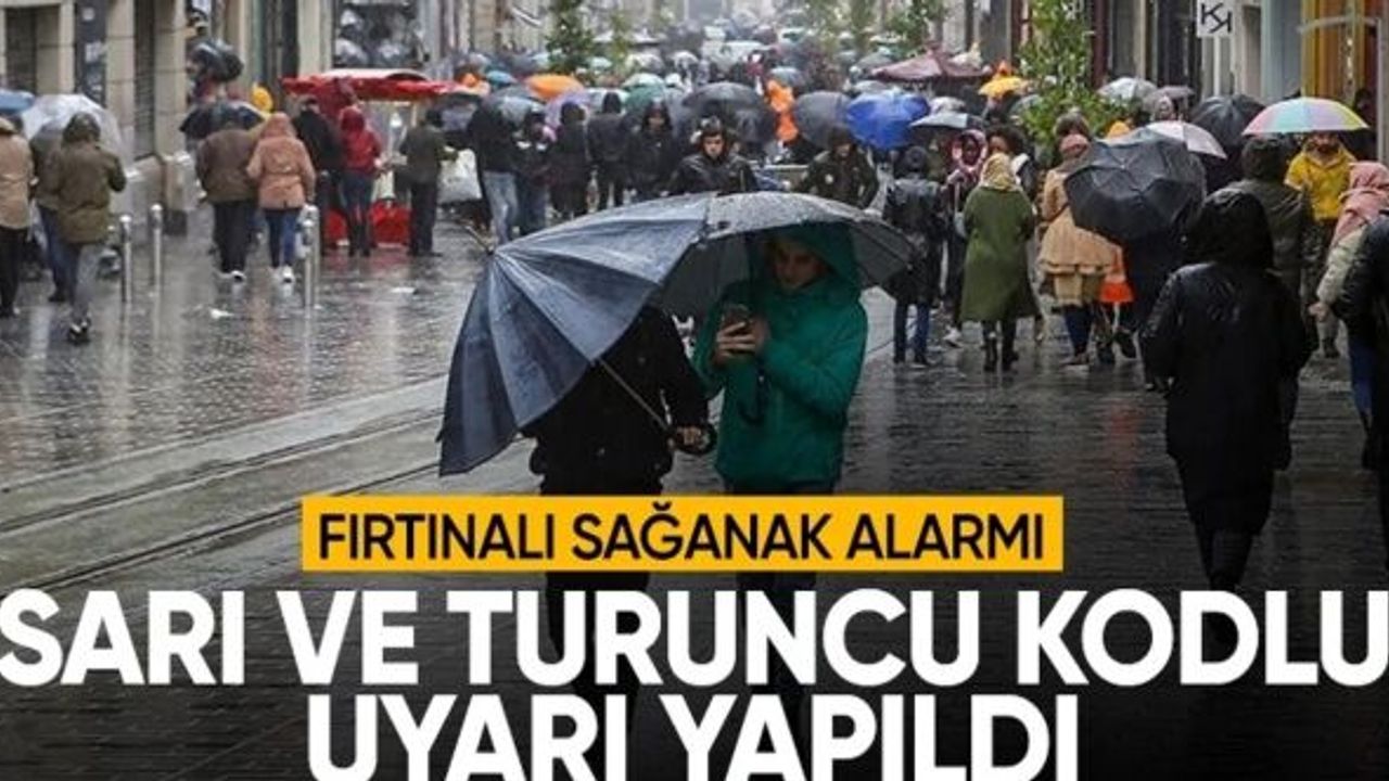 İçişleri ve AFAD'dan Turuncu Kod Alarmı: 6 İlde Fırtına Uyarısı!
