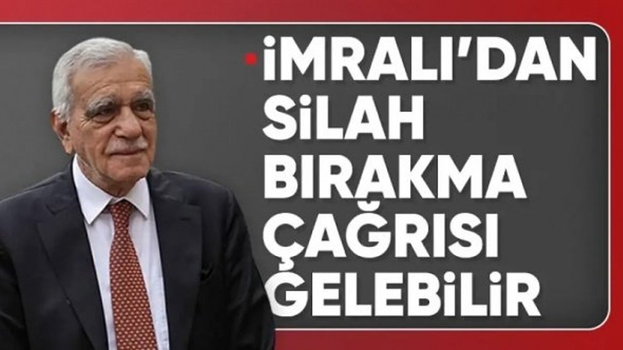 Ahmet Türk'ten İmralı açıklaması: Silah bırakma çağrısı gelebilir