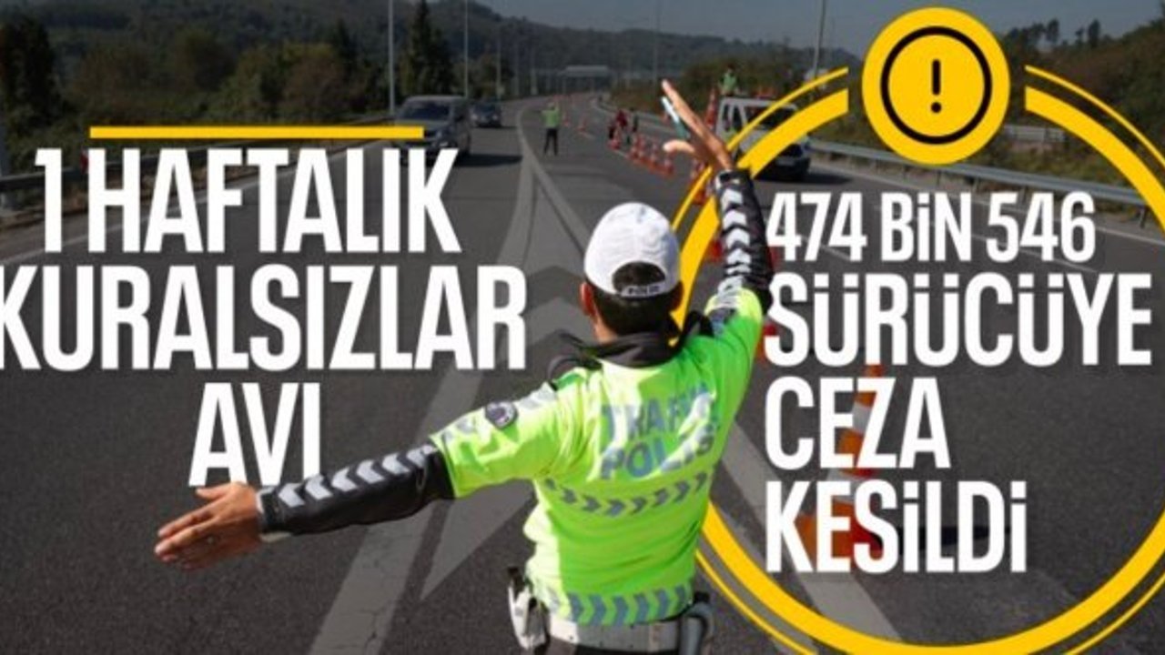 Ali Yerlikaya: Bir haftada 52 sürücüye yetkisiz çakar kullanma cezası verildi