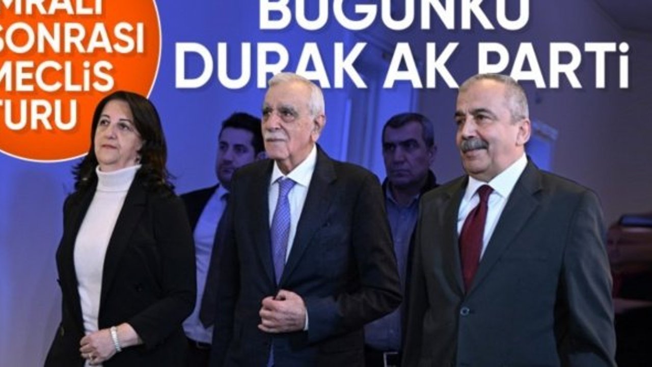 Ankara'da gündem yoğun: AK Parti ve DEM heyeti bugün görüşecek
