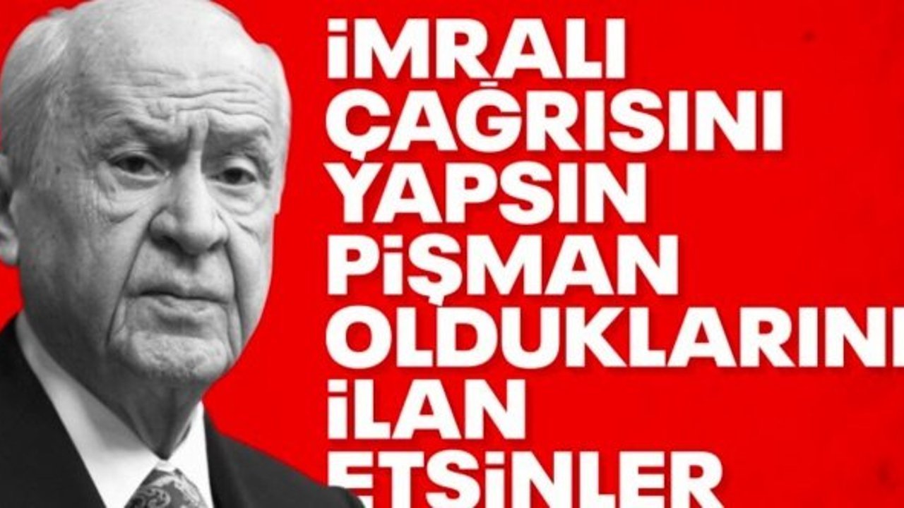 Devlet Bahçeli, DEM heyetinin İmralı görüşmesine değindi: Çağrı bir an önce yapılsın