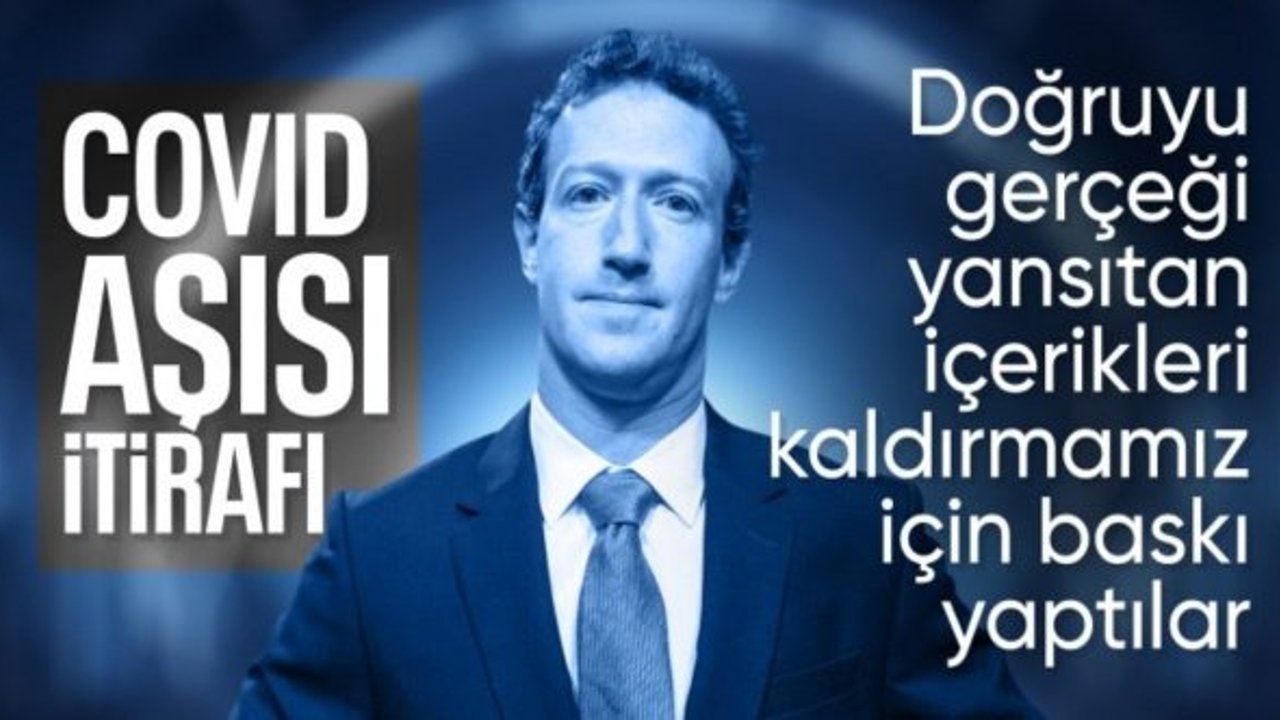 Mark Zuckerberg'den pandemi itirafı: Biden yönetimi baskı yaptı