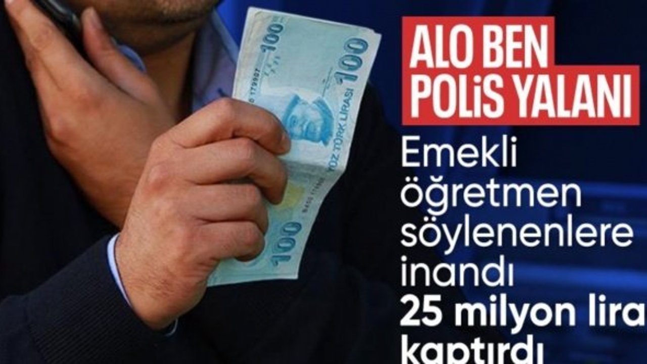 Çanakkale'de telefon dolandırıcıları emekli öğretmeni 25 milyon TL dolandırdı