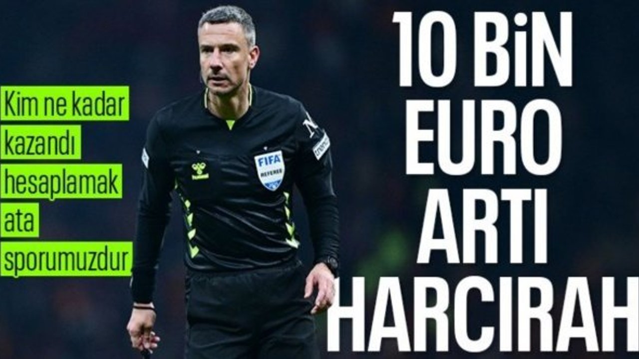 Galatasaray - Fenerbahçe maçının hakemi Slavko Vincic ne kadar kazandı