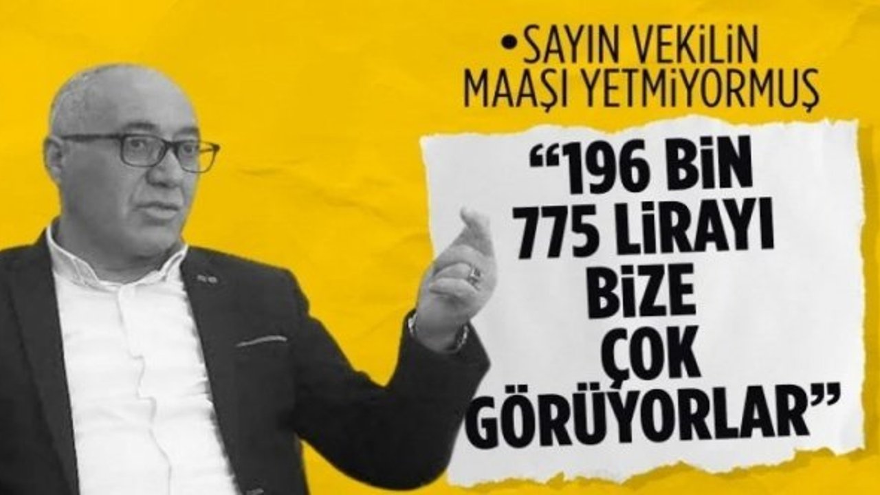 Gelecek Partili Doğan Demir: Milletvekili maaşımız yetmiyor