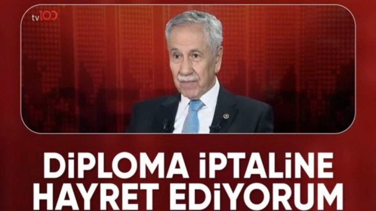 Bülent Arınç: İmamoğlu'nun diploması iptal edilmemeliydi