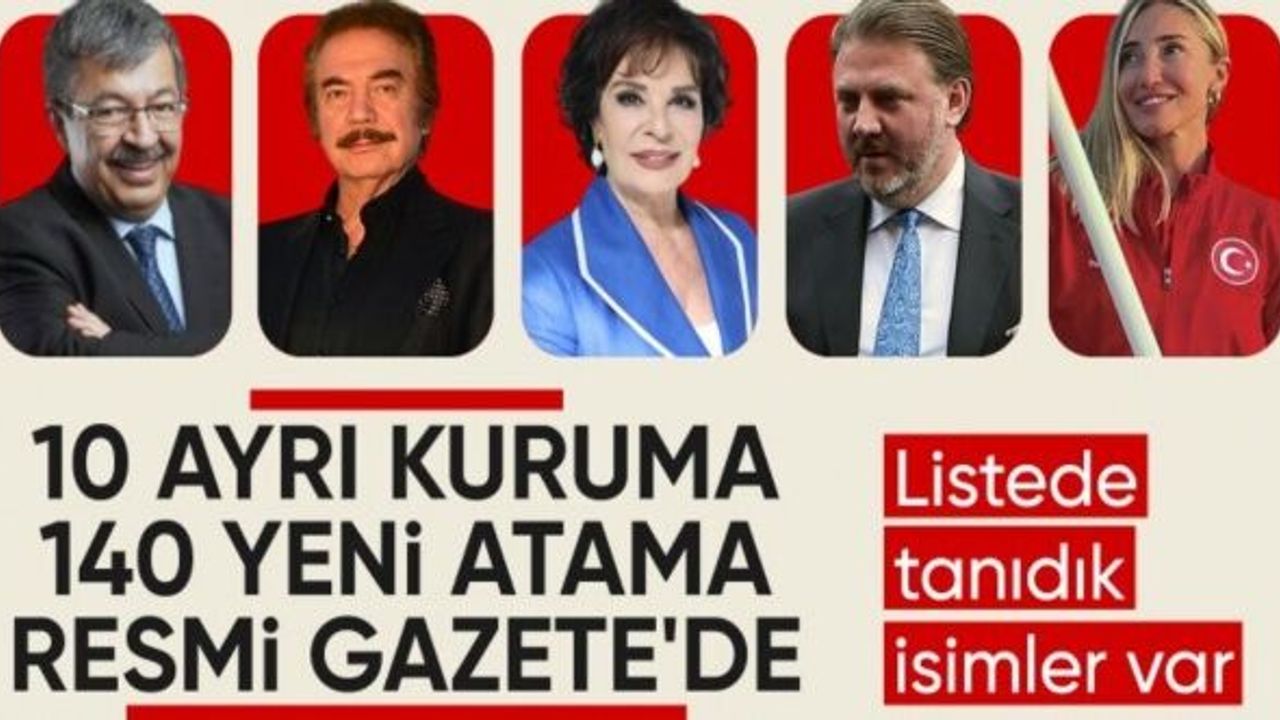 Cumhurbaşkanlığı atama kararları Resmi Gazete'de yer aldı
