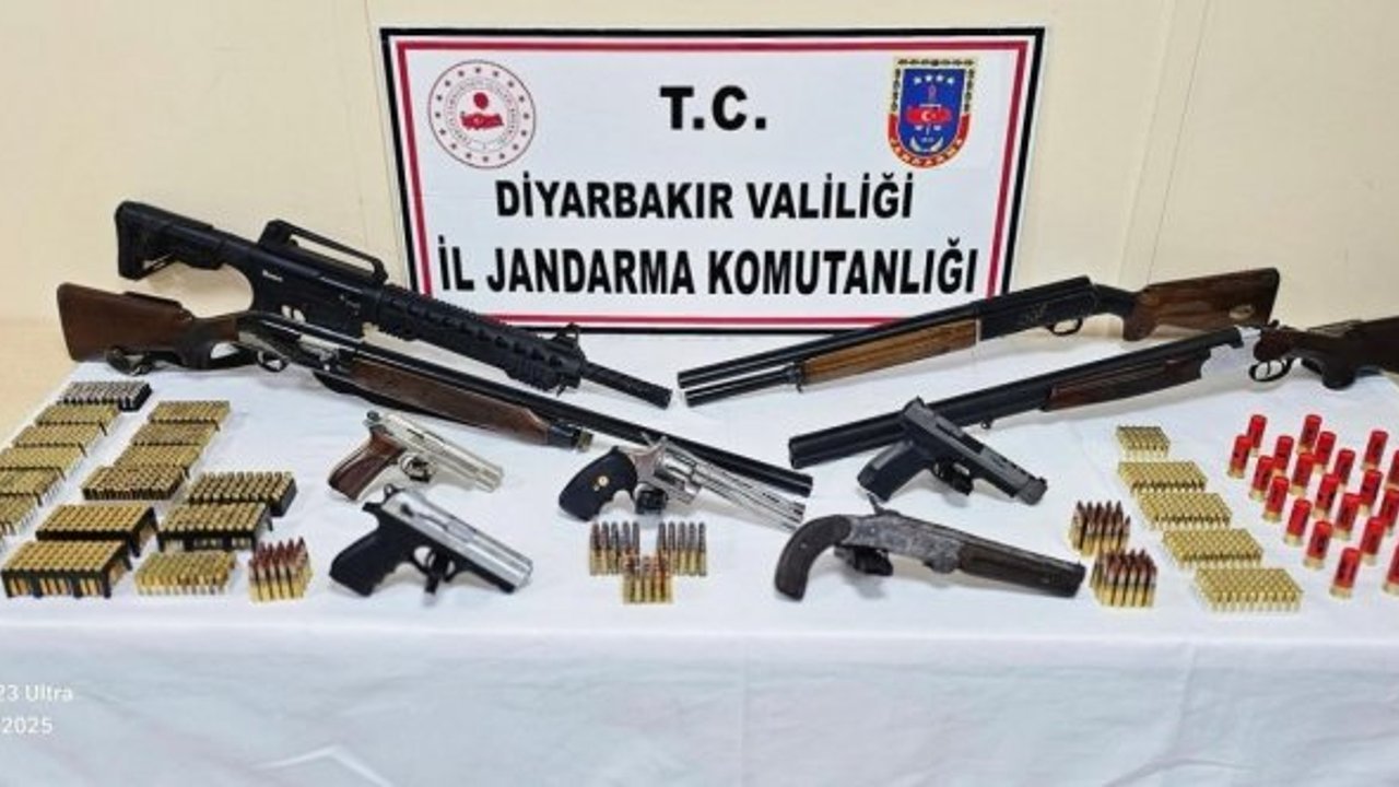 Diyarbakır'da 3 kişinin yaralandığı arazi kavgasında silah ve mühimmat ele geçirildi