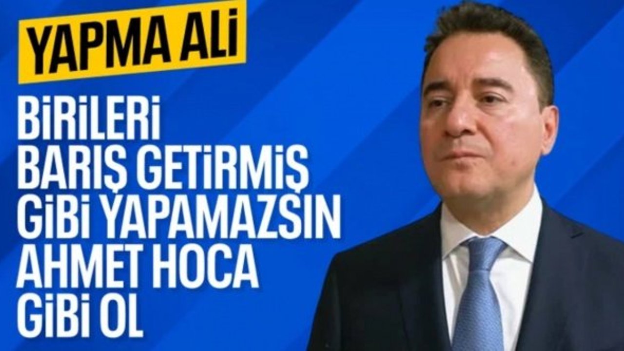 Ali Babacan’dan PKK’nın feshiyle ilgili açıklama: Sürecin başarısını görmezden geldi