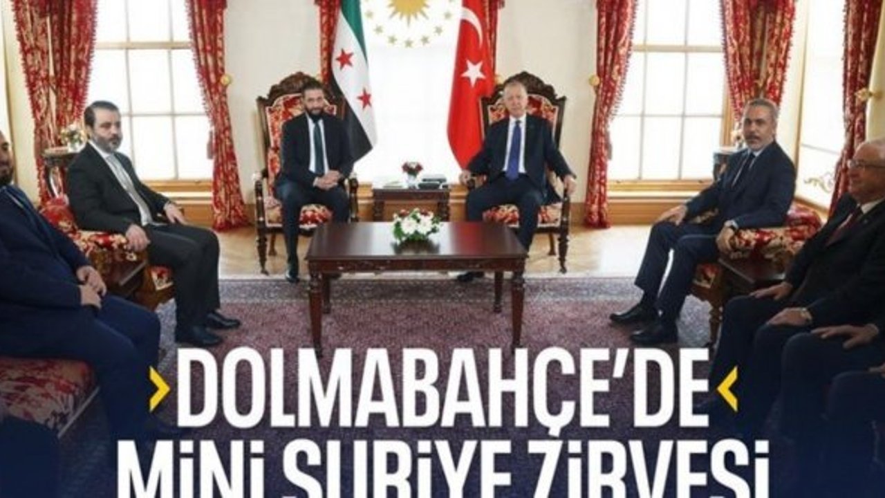 Cumhurbaşkanı Erdoğan, Ahmed Şara ile bir araya geldi