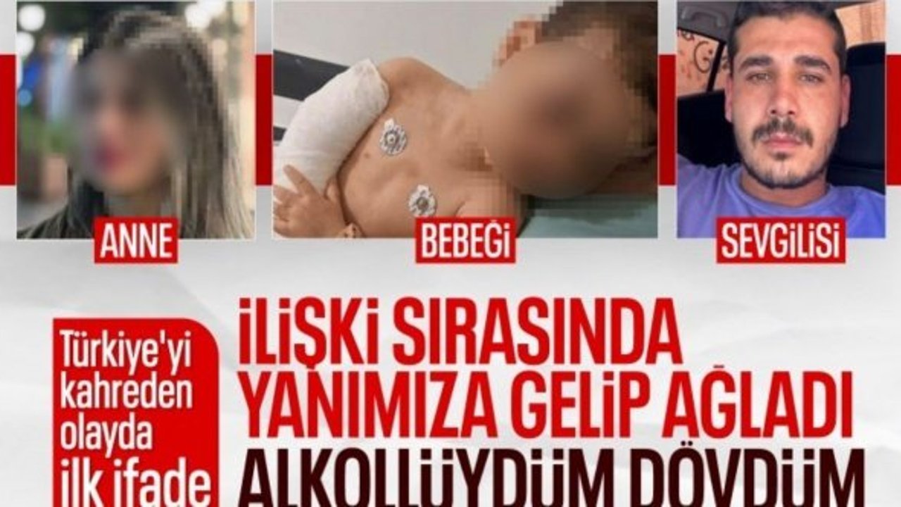 Denizli'de 2 yaşındaki çocuğu döven caninin ifadesi: İlişki yaşarken rahatsız etti