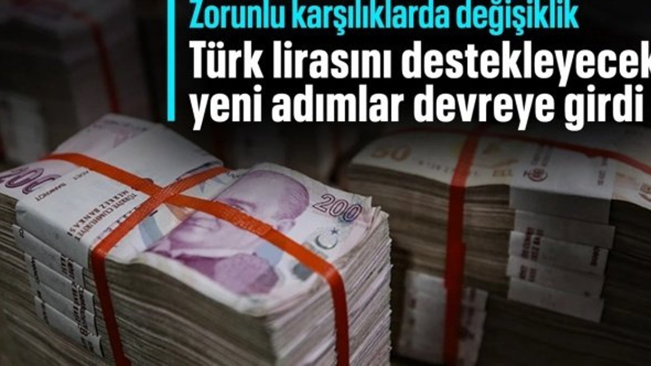 Merkez Bankası'ndan Türk lirasını destekleyecek yeni adımlar