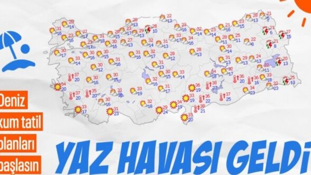 Sıcaklıklar artıyor: Termometreler 30 dereceye çıkacak