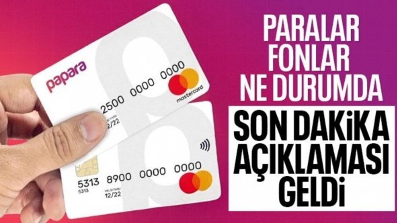 TMSF'ye geçen Papara'dan açıklama geldi: Geçici günlük limitler uygulanacak