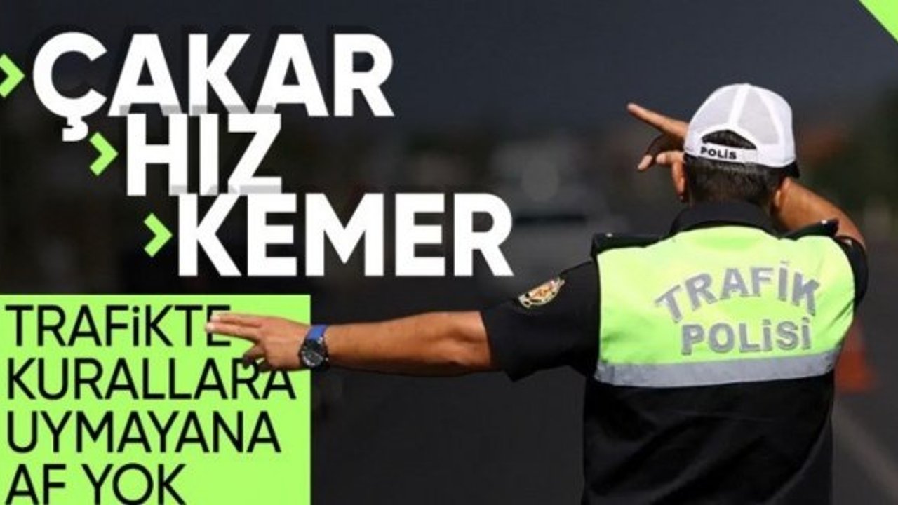Yılın ilk 4 ayında trafikte 498 bin 666 sürücüye işlem yapıldı