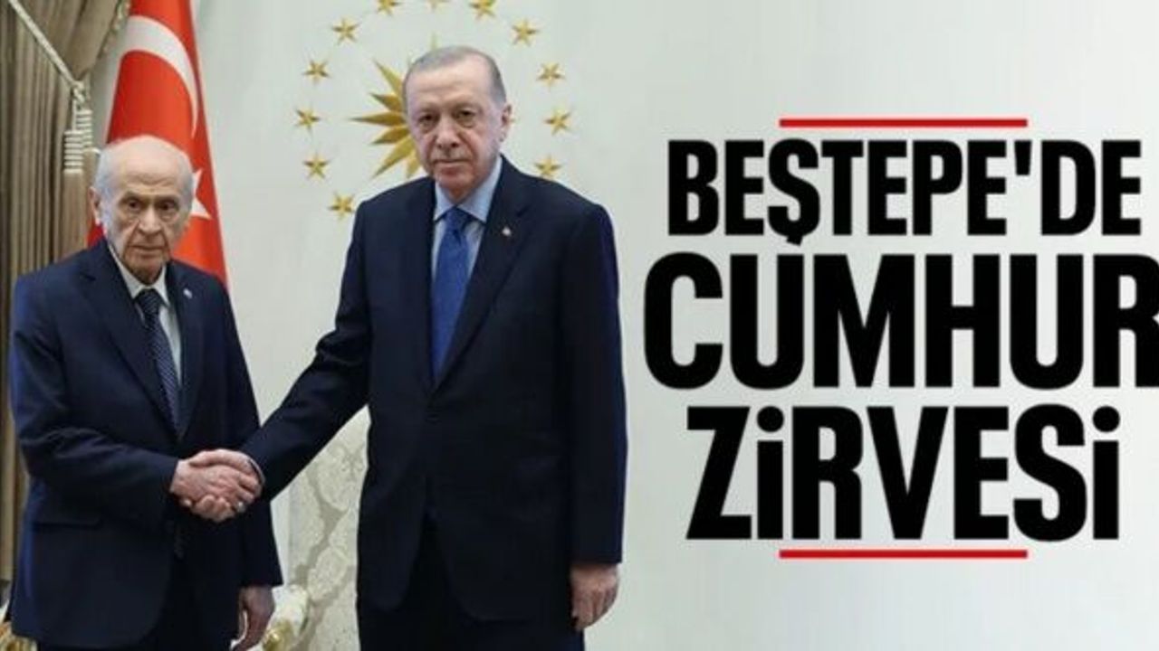 Cumhurbaşkanı Erdoğan Devlet Bahçeli ile görüştü